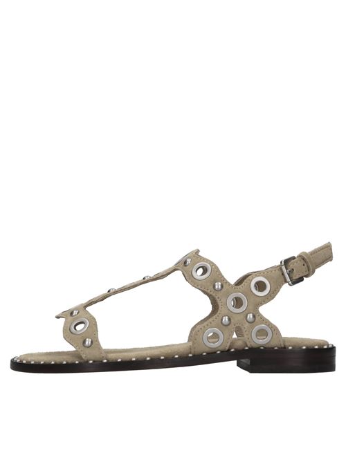 Flat in camoscio ASH | POP SUEDE VELOURSCUOIO